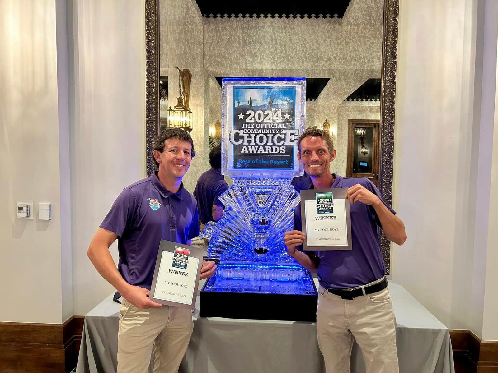 My Pool Boyz Wining Best of the Desert awards